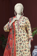 Almeerah Vol-3 Digital Printed Stripe Dora 3PC