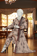 Almeerah Vol-3 Digital Printed Stripe Dora 3PC