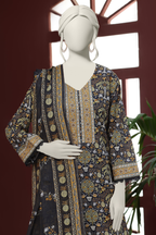 Almeerah Vol-3 Digital Printed Stripe Dora 3PC
