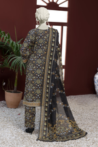 Almeerah Vol-3 Digital Printed Stripe Dora 3PC