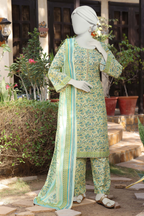Almeerah Vol-3 Digital Printed Stripe Dora 3PC