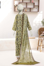 Almeerah Vol-3 Digital Printed Stripe Dora 3PC