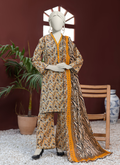 Almeerah Vol-3 Digital Printed Stripe Dora 3PC