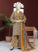 Almeerah Vol-3 Digital Printed Stripe Dora 3PC