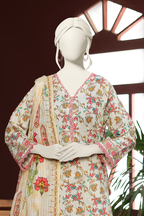 Almeerah Vol-3 Digital Printed Stripe Dora 3PC