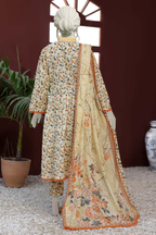 Almeerah Vol-3 Digital Printed Stripe Dora 3PC