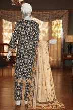 Almeerah Vol-3 Digital Printed Stripe Dora 3PC