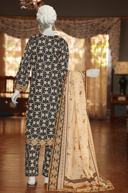 Almeerah Vol-3 Digital Printed Stripe Dora 3PC