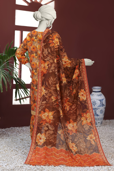 Almeerah Vol-3 Digital Printed Stripe Dora 3PC