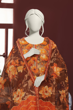 Almeerah Vol-3 Digital Printed Stripe Dora 3PC