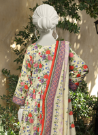 Almeerah Vol-3 Digital Printed Stripe Dora 3PC