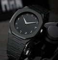 Black Arabic Aura Watch For Men Stylish Aura Watch 100% Original Watch PoliFiber Arabic Black Watch