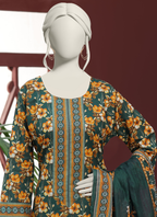 Almeerah Vol-3 Digital Printed Stripe Dora 3PC