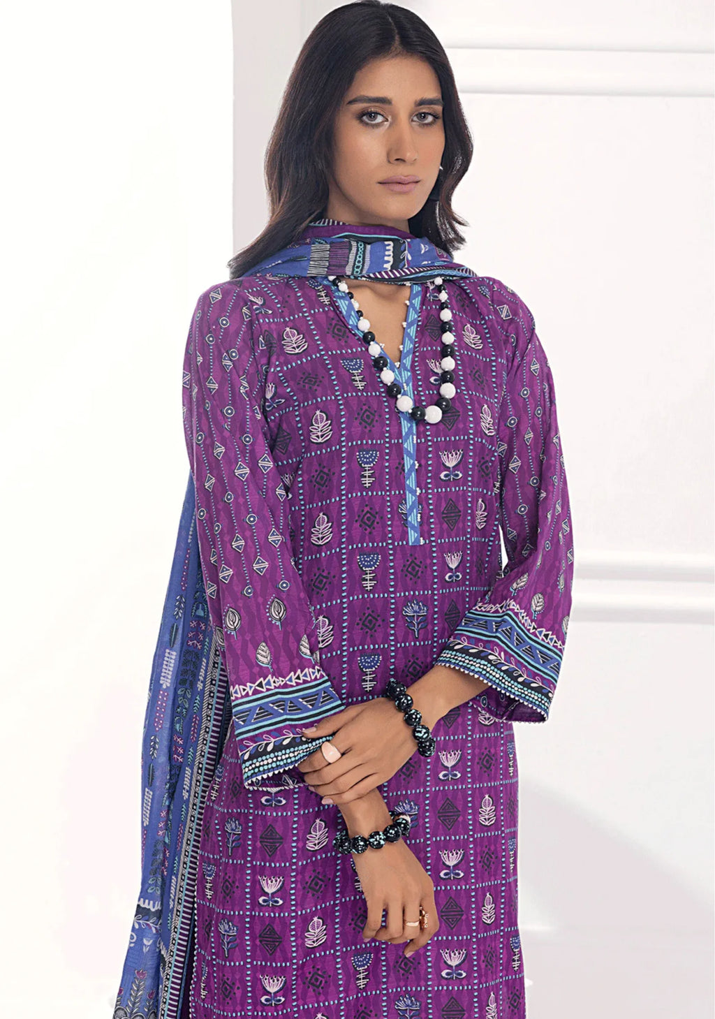 Lakhany Digital Printed Lawn 3PC