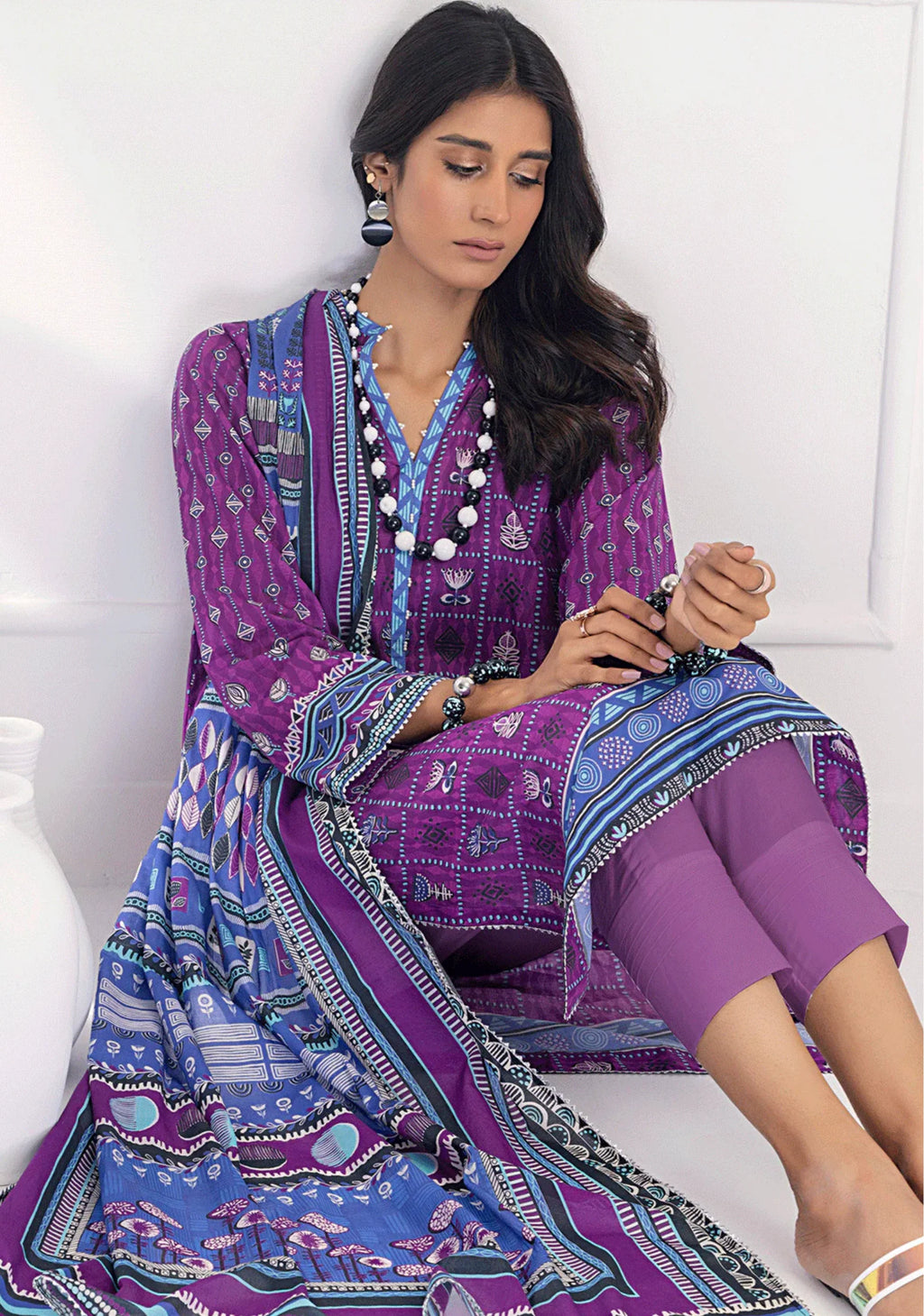 Lakhany Digital Printed Lawn 3PC