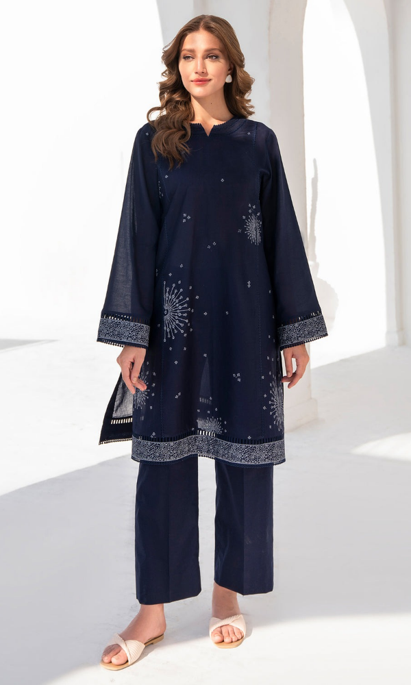 Jazmin - 3PC (Unstitched) Embroidered Lawn Suit - GKA7224