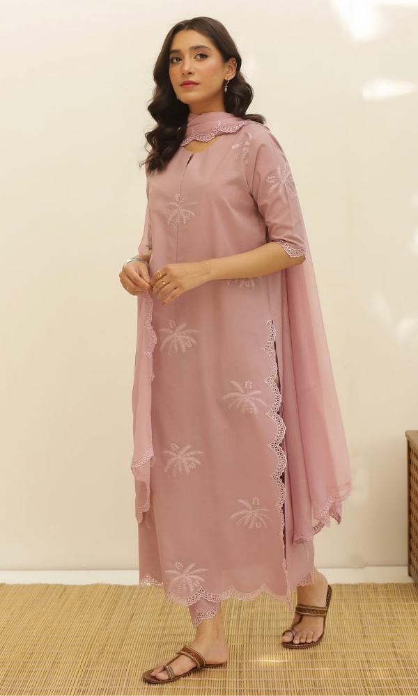 Zarghoon - 3PC (Unstitched) Embroidered Lawn Suit - ZR707