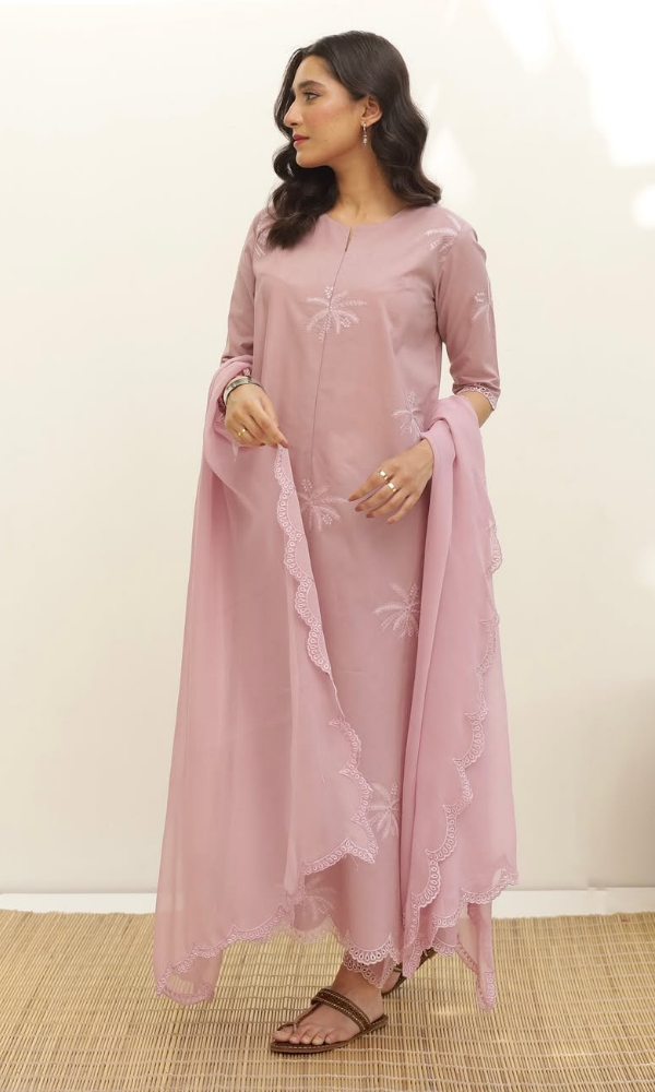 Zarghoon - 3PC (Unstitched) Embroidered Lawn Suit - ZR707