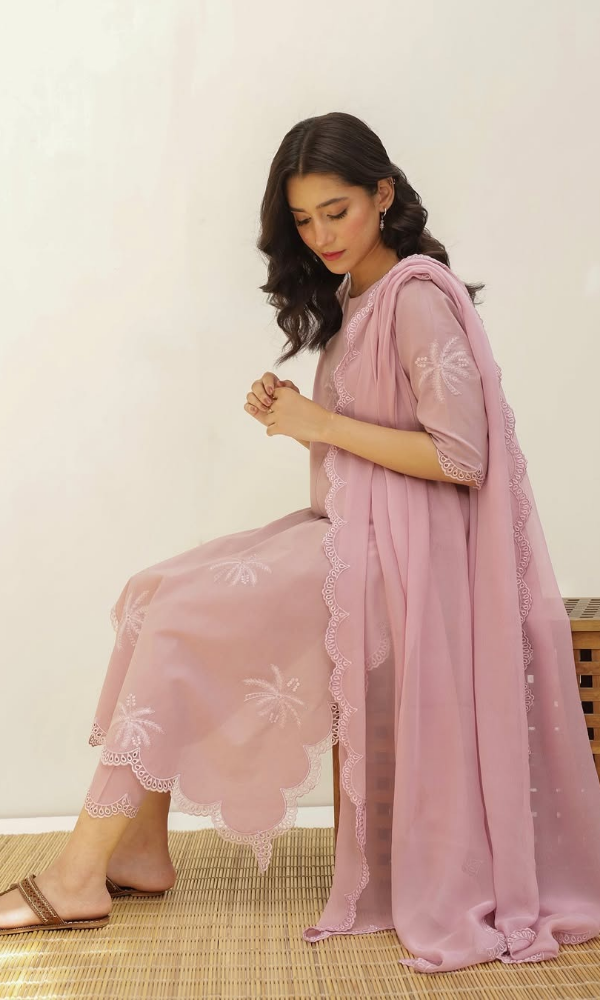 Zarghoon - 3PC (Unstitched) Embroidered Lawn Suit - ZR707