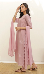 Zarghoon - 3PC (Unstitched) Embroidered Lawn Suit - ZR707