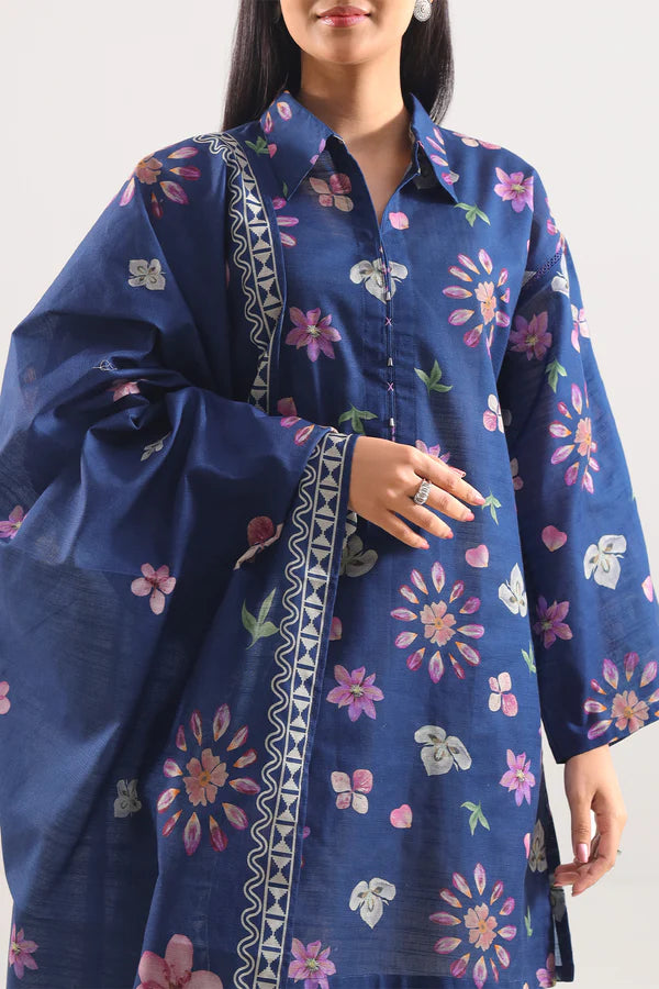 Unstitched Printed 3 Piece – in Lawn & Khaddar