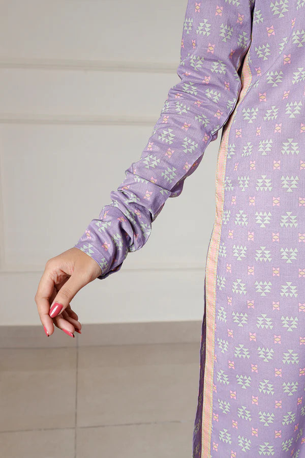 Unstitched Printed Lawn 3 Piece