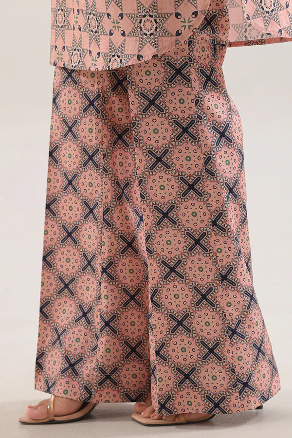 Unstitched Printed Royal Linen 2 Piece (Shirt/Trouser)