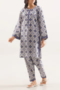 Unstitched Printed Royal Linen 2 Piece (Shirt/Trouser)