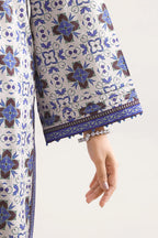 Unstitched Printed Royal Linen 2 Piece (Shirt/Trouser)