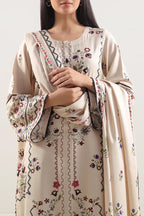 Unstitched Printed Linen 3 Piece