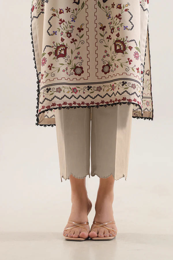 Unstitched Printed Linen 3 Piece