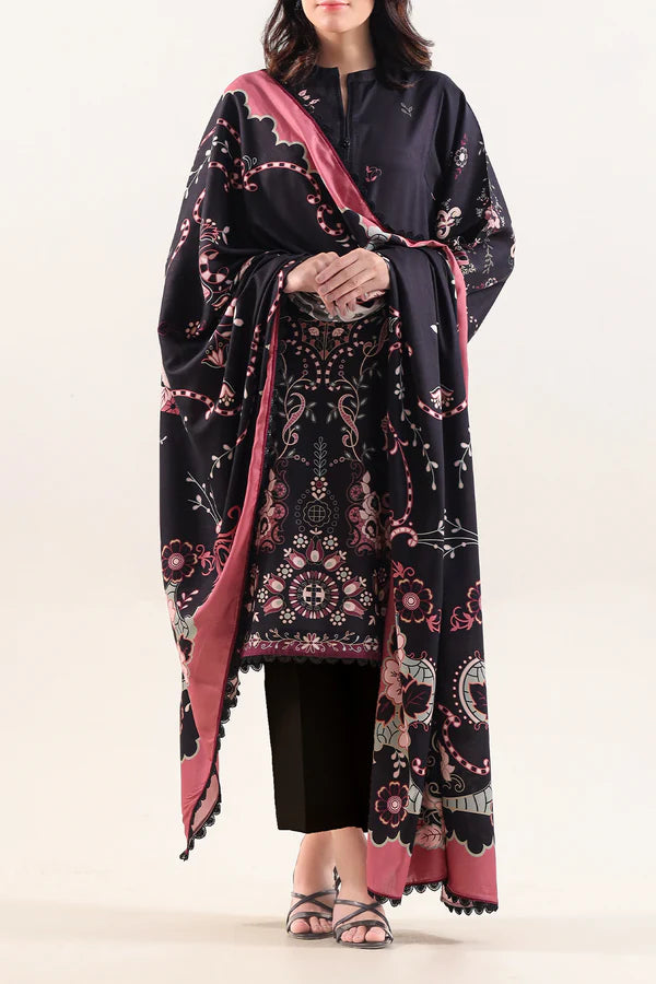 Unstitched Printed Linen 3 Piece