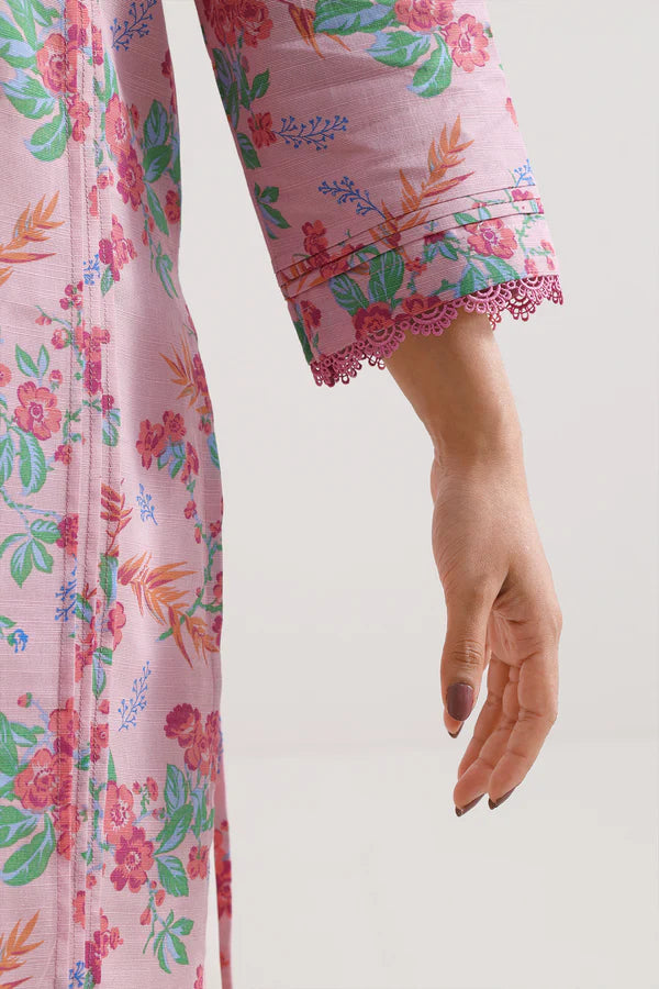 Unstitched Printed Warm Khaddar 3 Piece