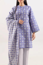 Unstitched Printed Warm Khaddar 3 Piece