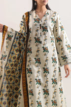 Unstitched Printed 3 Piece – in Lawn & Khaddar