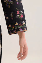 Unstitched Printed Cotton Khaddar 3 Piece