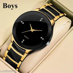 Black Arabic Aura Watch For Men Stylish Aura Watch 100% Original Watch PoliFiber Arabic Black Watch