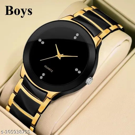 Black Arabic Aura Watch For Men Stylish Aura Watch 100% Original Watch PoliFiber Arabic Black Watch