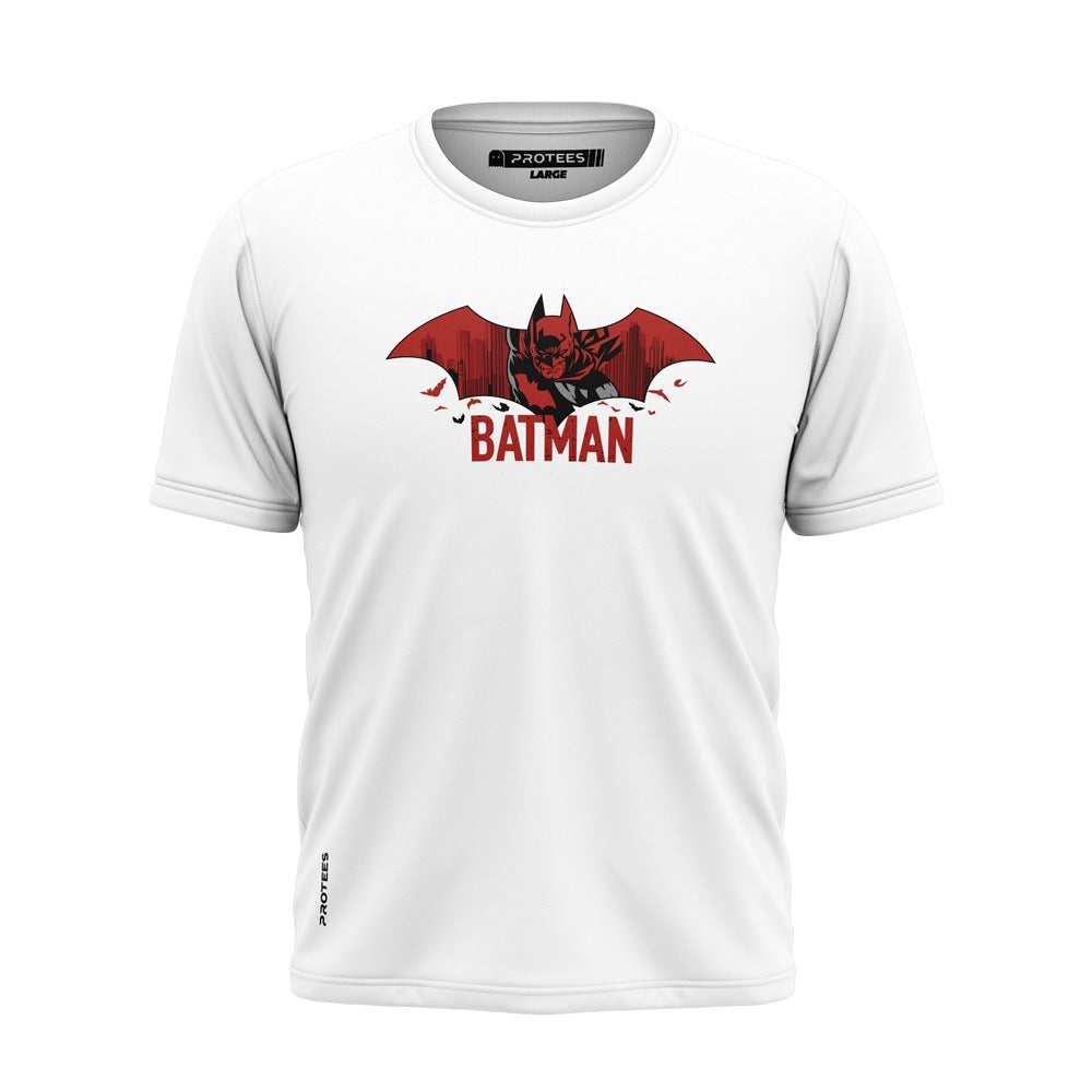 White Over-Laid Batman Logo