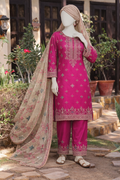 3-Piece Winter Collection – Soft Raw Silk Embroidered Suit