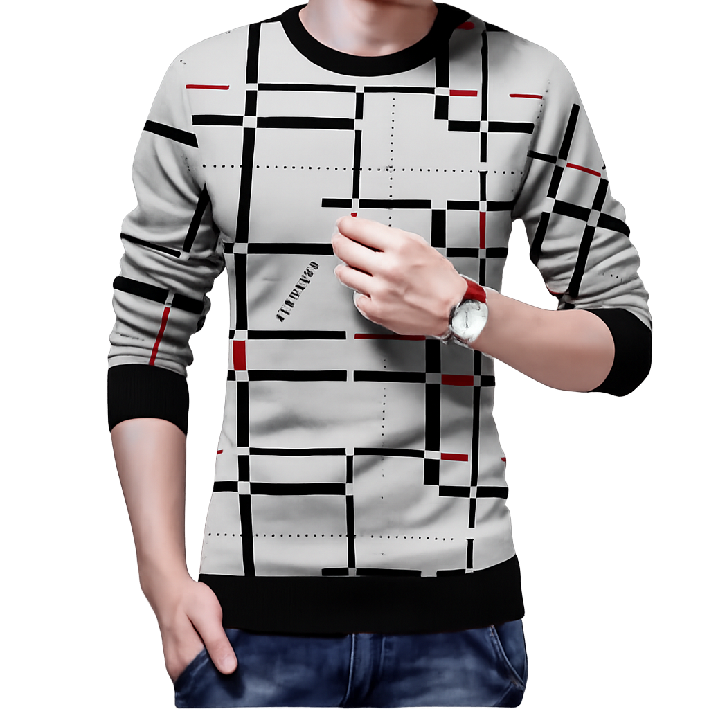 Lot Linning Screen Print on Full Sleeve T.Shirt, New Jet Summer Collection Rock Style for his Gift pack