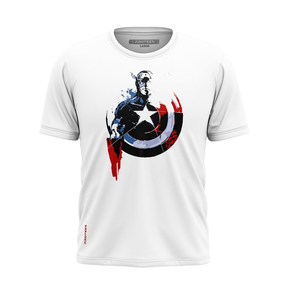 White Brave New World Captain America T-Shirt