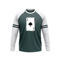 Forest White Raglan Card Of ACE Full Seleeves