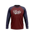 Navy Maroon Raglan Hustle Full Seleeves