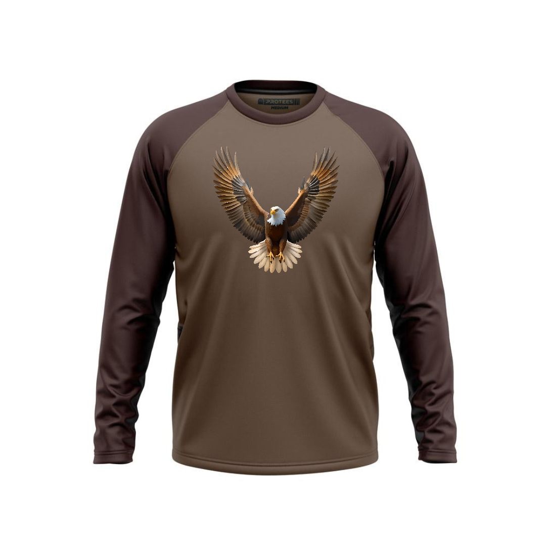 Two tone Brown Raglan Eagle Claw Full seleeves