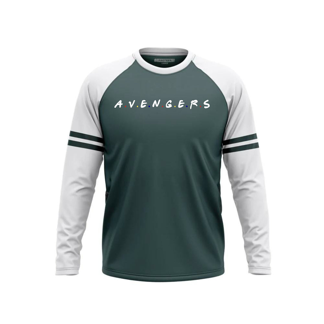 Forest White Raglan A.V.E.N.G.E.R.S Full Seleeves