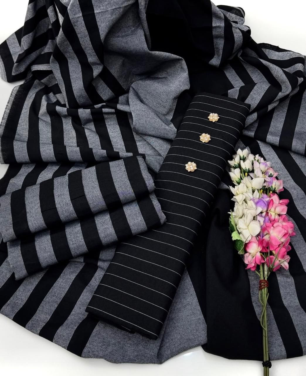 Winter Khaddi Rangoli 3-Piece Dress – Check Style Elegance