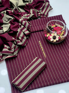 Winter Khaddi Rangoli 3-Piece Dress – Check Style Elegance