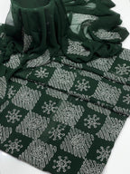 Elegant Teal Printed 3-Piece Lawn Suit with Dupatta