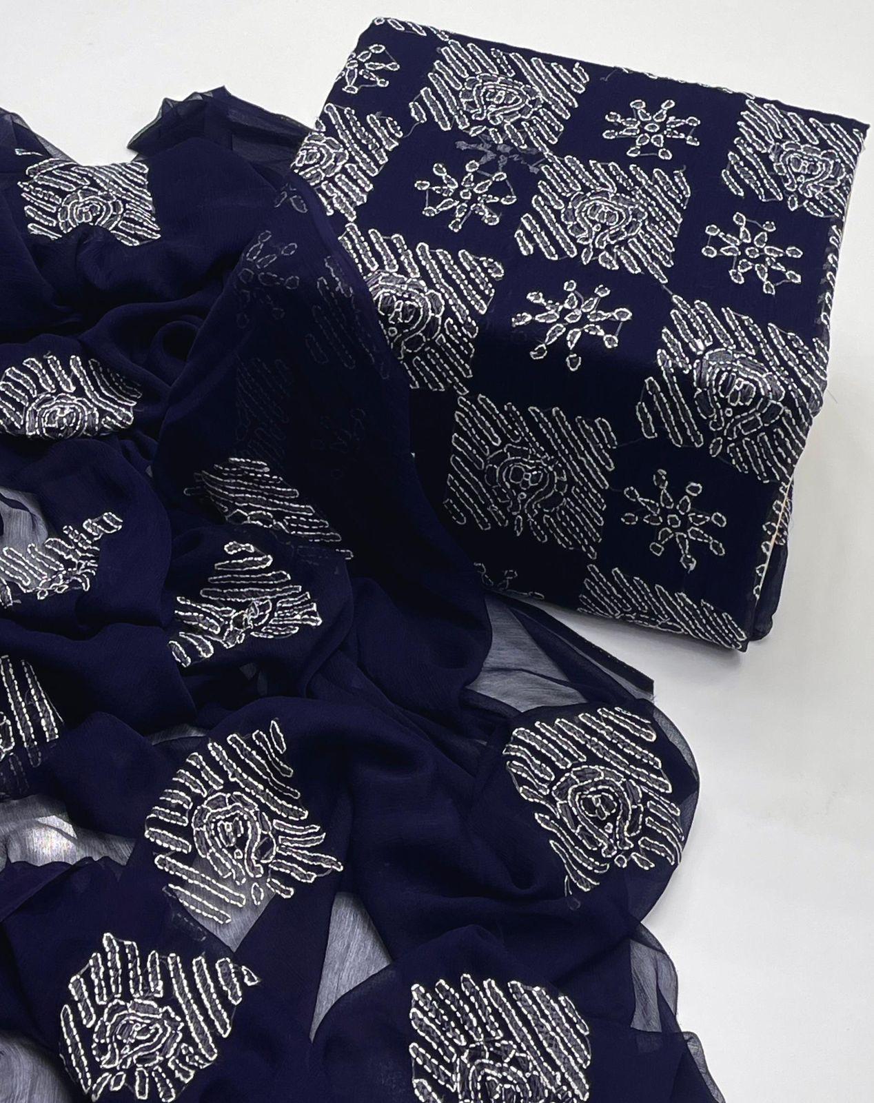 Elegant Teal Printed 3-Piece Lawn Suit with Dupatta